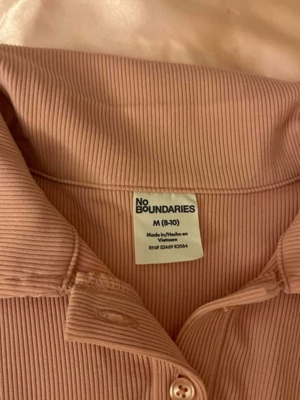 No Boundaries Long-Sleeve Polo Swing Dress in Dusty Rose - Picture 3 of 3